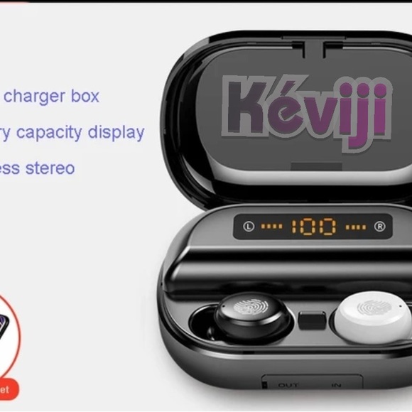 Waterproof V11 Pro noise canceling,150 hrs listening time, 2400mAh powerbank - Picture 3 of 16